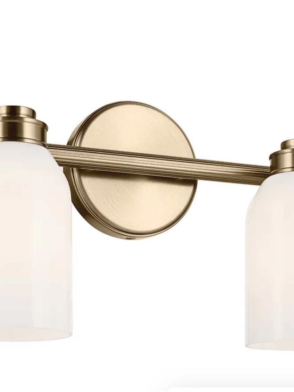 Shae 2-Light Vanity in Champagne Bronze